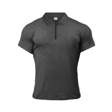 Load image into Gallery viewer, Muscleguys Man Fashion Polo Shirt Casual Fashion Plain Color Short Sleeve High Quality Slim Polo Shirt Men Fitness Polo homme
