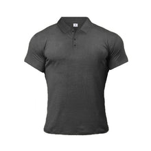 Load image into Gallery viewer, Muscleguys Man Fashion Polo Shirt Casual Fashion Plain Color Short Sleeve High Quality Slim Polo Shirt Men Fitness Polo homme