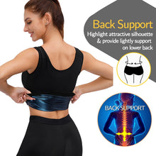Load image into Gallery viewer, Sweat Sauna Body Shaper Waist Trainer Weight Loss Vest