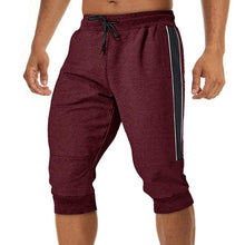 Load image into Gallery viewer, Men Capri Jogging Summer 3/4 Sweatpants