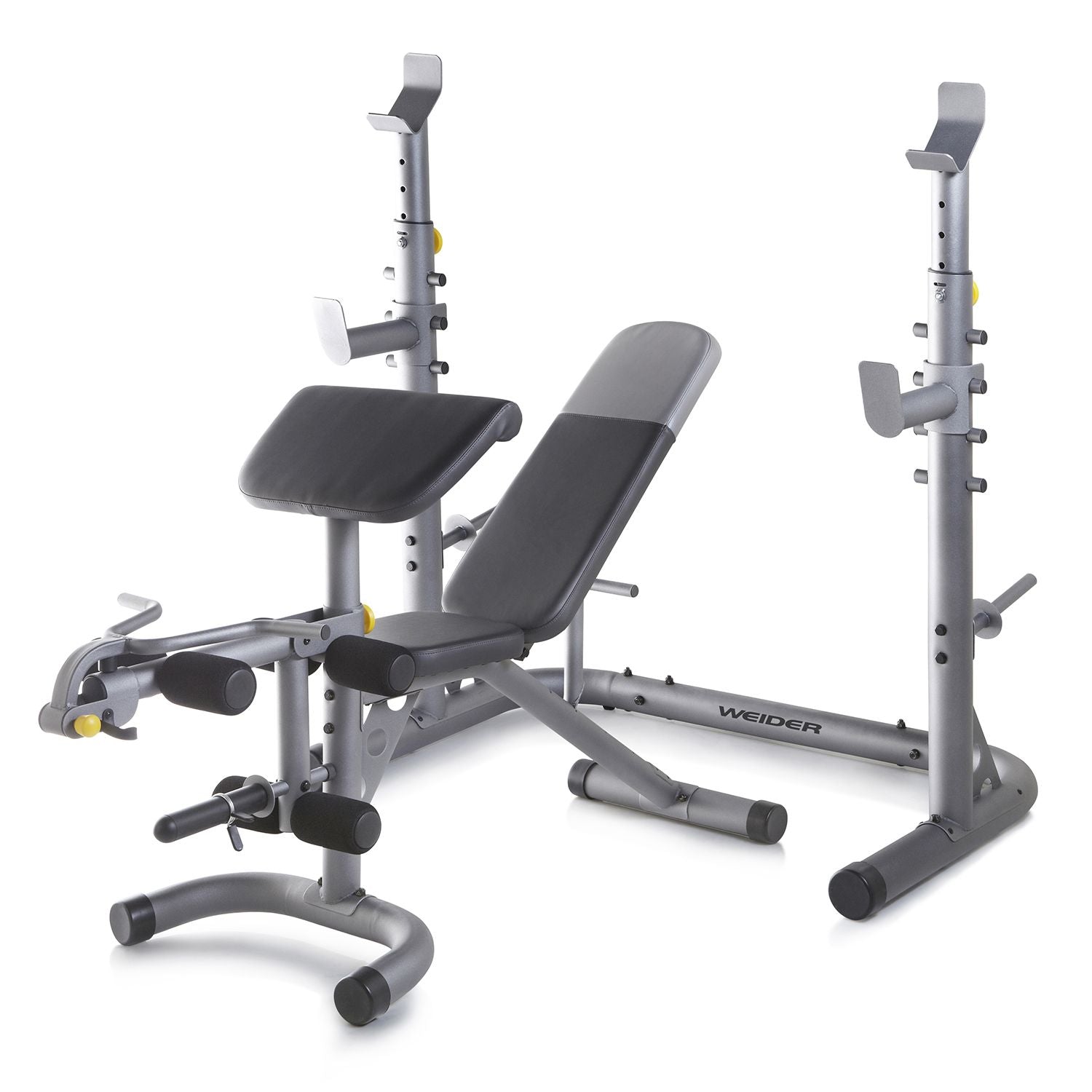 Weider Olympic Workout Bench with Squat Rack burtfit