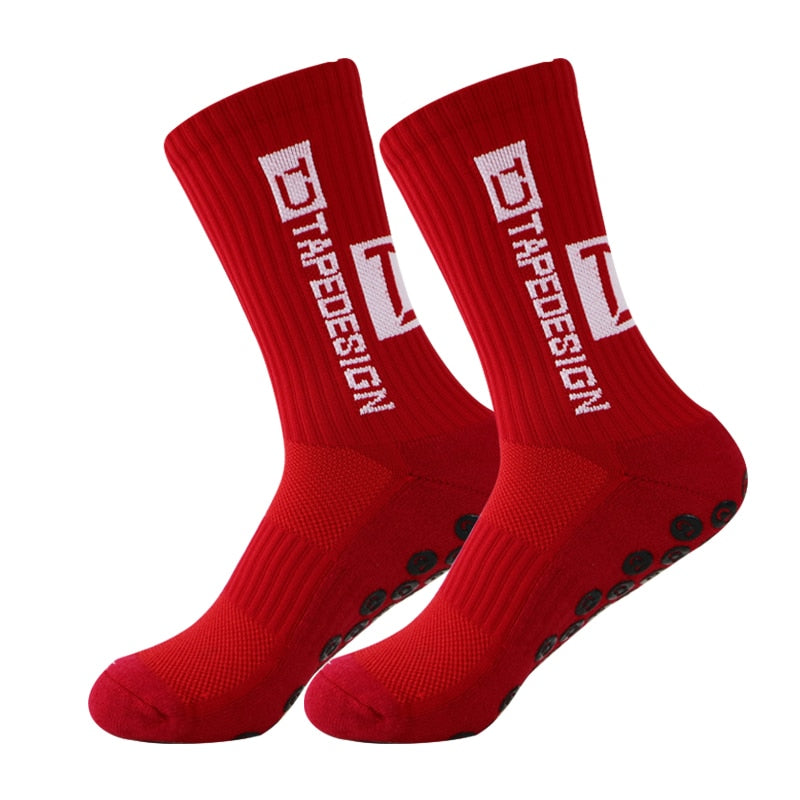2023 New ANTI SLIP Football, Soccer, Cycling Mid Calf Non Slip Socks