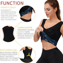 Load image into Gallery viewer, Sweat Sauna Body Shaper Waist Trainer Weight Loss Vest
