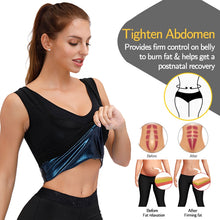 Load image into Gallery viewer, Sweat Sauna Body Shaper Waist Trainer Weight Loss Vest
