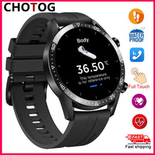 Load image into Gallery viewer, Body Temperature Men Call Smart Watch Android/Iphone Fitness
