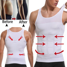 Load image into Gallery viewer, Men&#39;s Compression Slimming Body Shaper Undershirts
