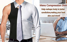 Load image into Gallery viewer, Men&#39;s Compression Slimming Body Shaper Undershirts
