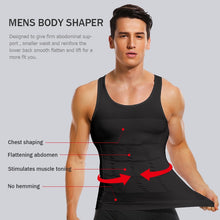 Load image into Gallery viewer, Men&#39;s Compression Slimming Body Shaper Undershirts
