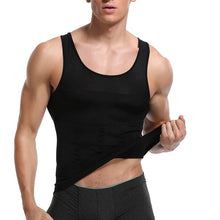 Load image into Gallery viewer, Men&#39;s Compression Slimming Body Shaper Undershirts
